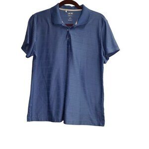 Adidas‎ Climacool Golf Polo Shirt Blue Womens Size XL Pre-Owned